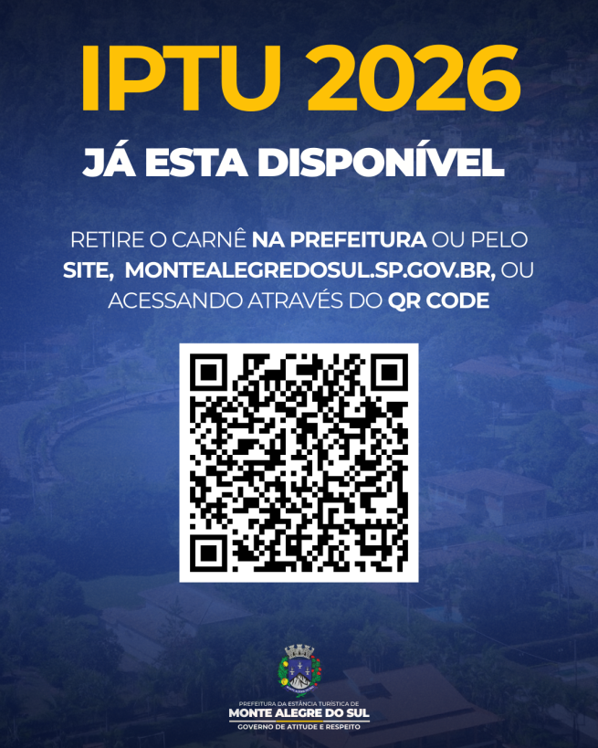 Carnê do IPTU 2026 já está disponível para emissão no site da Prefeitura