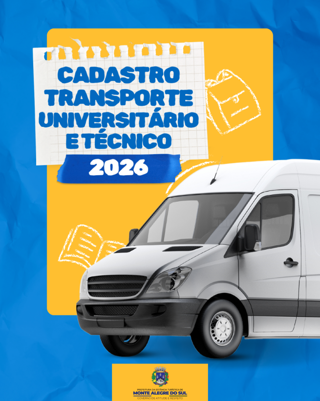 Prefeitura realiza cadastro para transporte universitário e técnico
