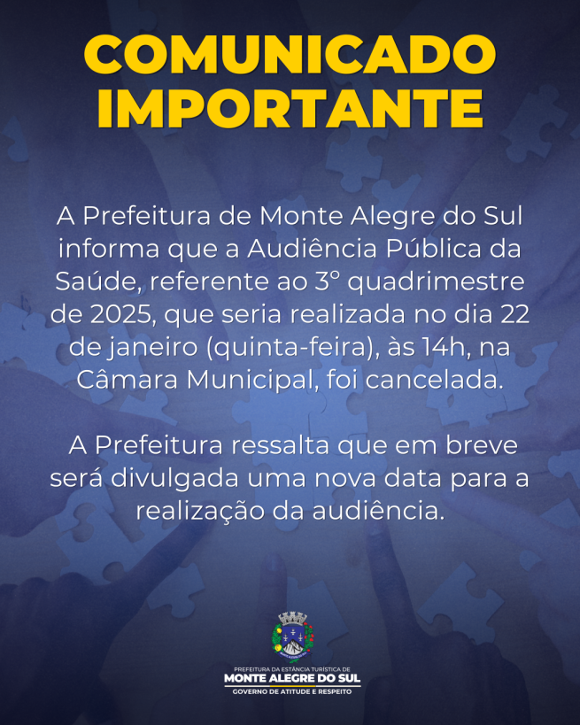 Comunicado- Saúde