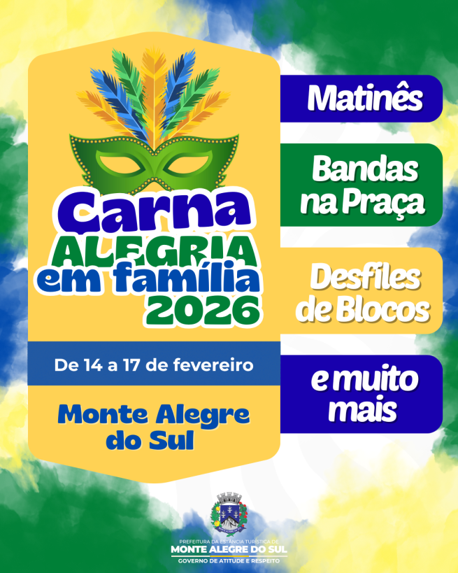 Carnaval Alegria em Família 2026