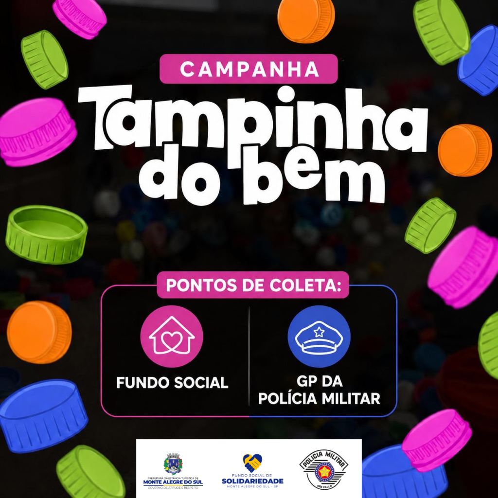 Monte Alegre do Sul adere ao Projeto Tampinha do Bem