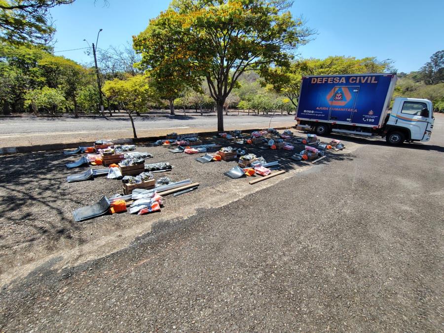 Defesa Civil de Monte Alegre do Sul recebe Kit Estiagem do Governo do Estado