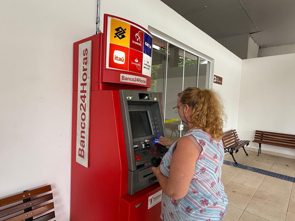Município passa a contar com Banco24Horas