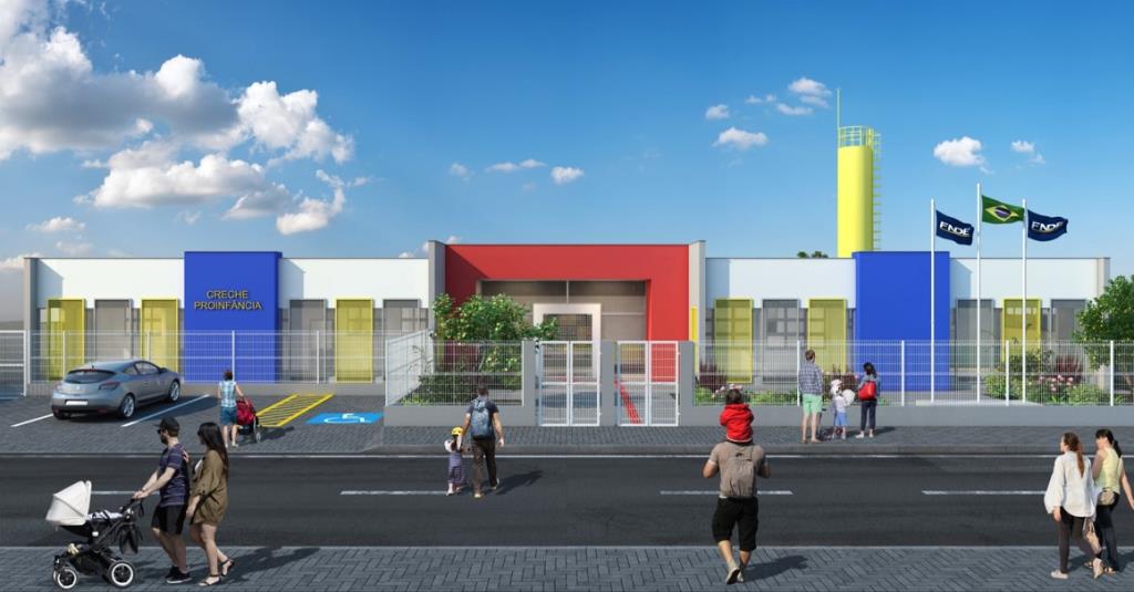 CONSTRUÇÃO CRECHE PORTAL TERRA DA SAUDADE