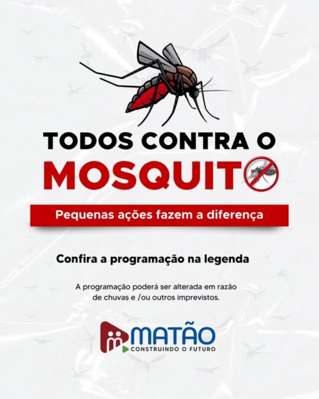 Atenção, moradores da Vila Pereira!  Mutirão de Combate à Dengue