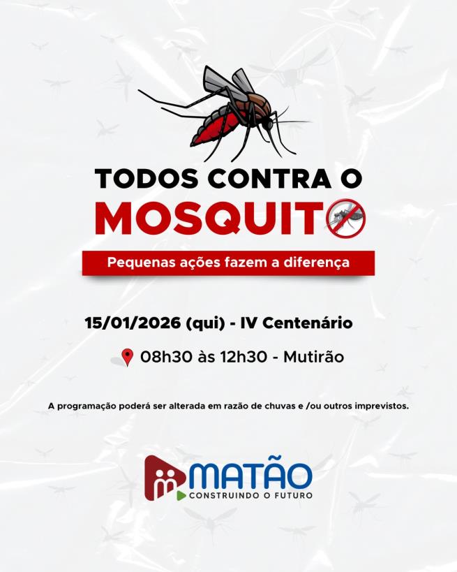 Mutirão contra o Aedes aegypti