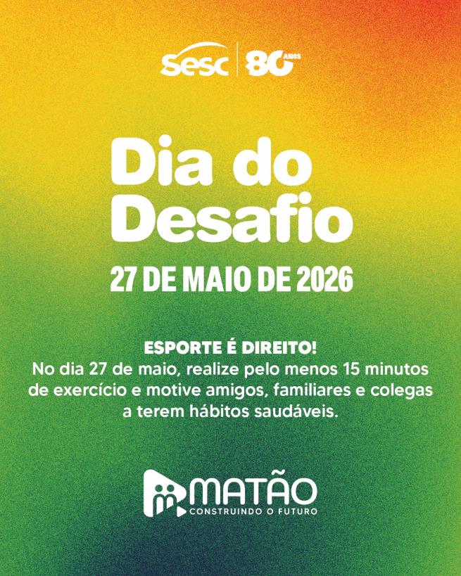 Prefeitura de Matão convida população para participar do Dia do Desafio 2026