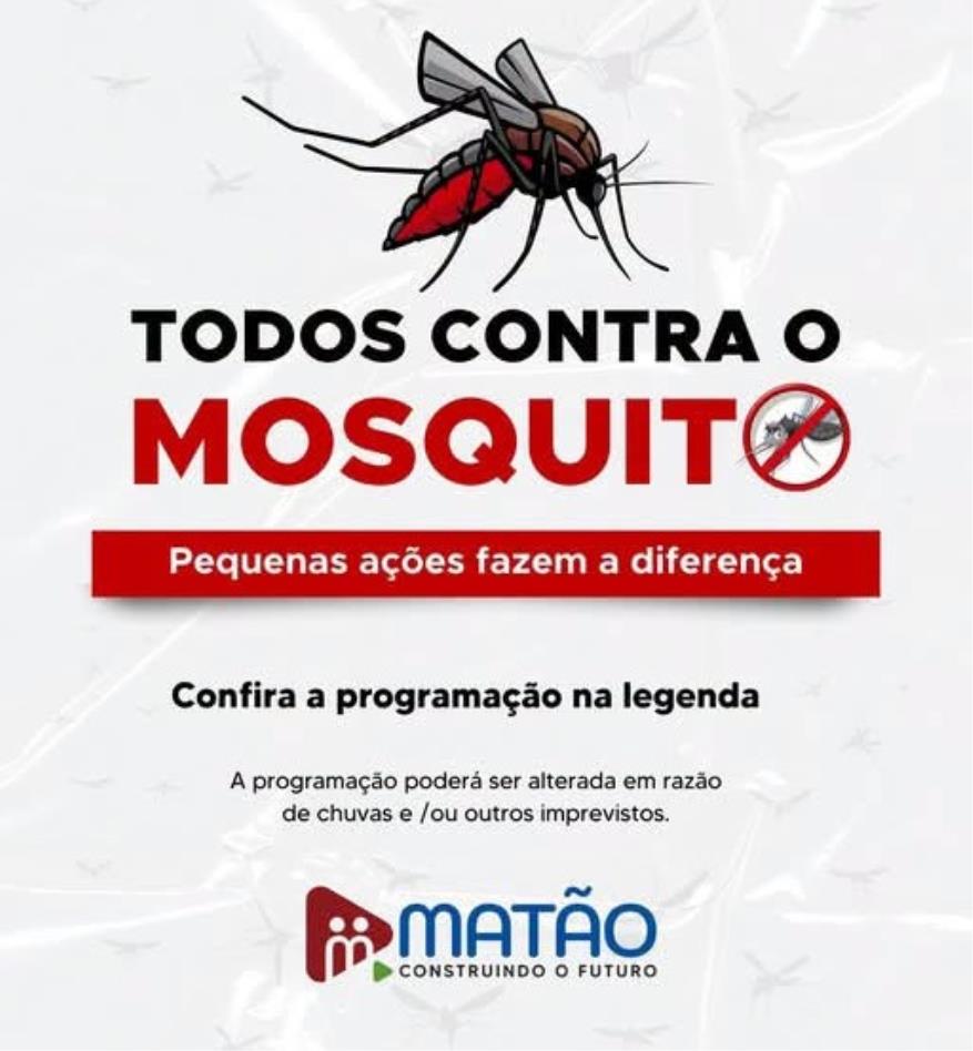 Atenção, moradores do Bairro Morumbi e Cohab Santa Rosa: Mutirão de Combate à Dengue!