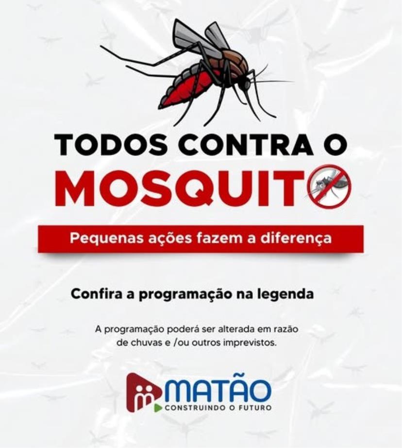 Atenção, moradores do Bairro Alto para o  Mutirão de Combate à Dengue!