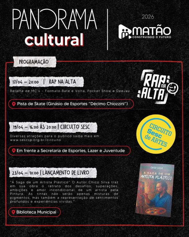 O Panorama Cultural convida você para uma imersão artística!