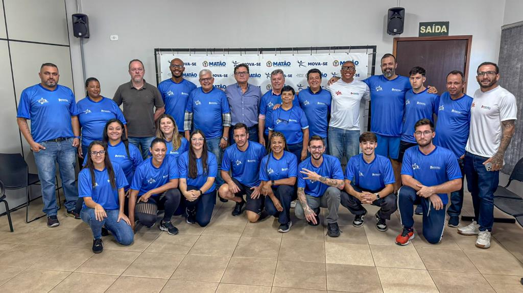 Prefeitura de Matão apresenta equipe que conduzirá as aulas no Programa ‘Mais Esporte’