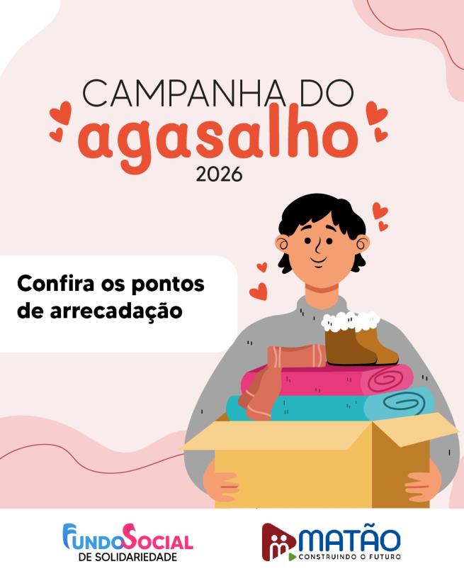 Campanha do Agasalho 2026: Participe e ajude a transformar solidariedade em calor humano.