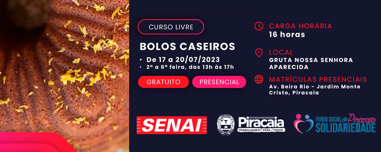 Fabrica Bolos Caseiros – Curso Online