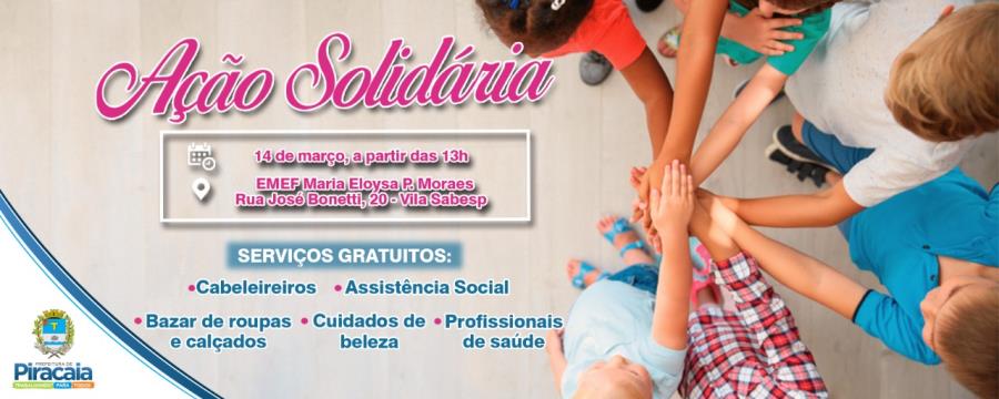 Fundo Social de Piracaia promove Ação Social no bairro Vila Sabesp
