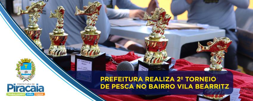 Prefeitura realiza 2º Torneio de Pesca no bairro Vila Bearritz