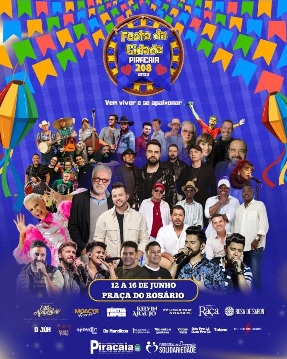 Festa de Aniversário de 208 Anos de Piracaia !
