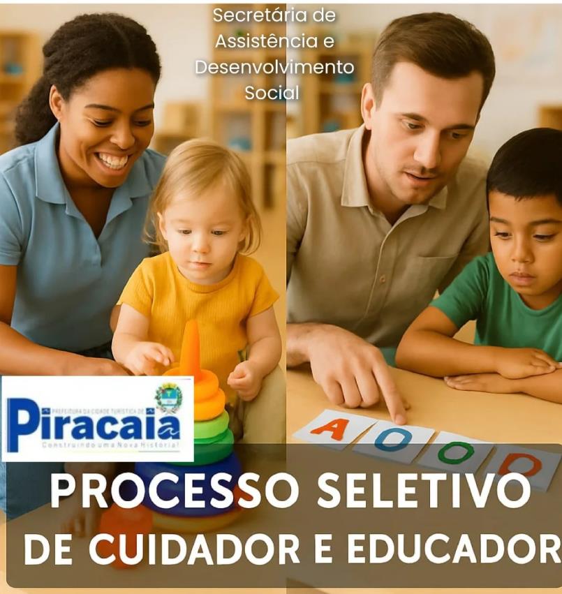 A Partir do Dia 10 até 16 de Julho,Começarão as Inscrições para o Processo Seletivo de Cuidador/Educador para o Abrigo !