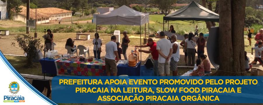Prefeitura apoia evento "Manhã de Histórias com Piquenique Comunitário" no bairro de Batatuba.