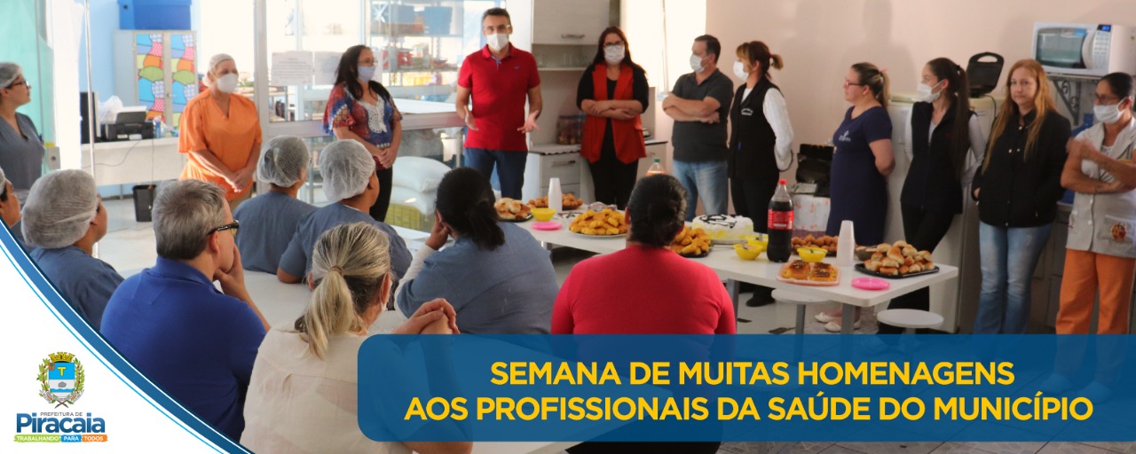 Semana de muitas homenagens aos profissionais da saúde do município
