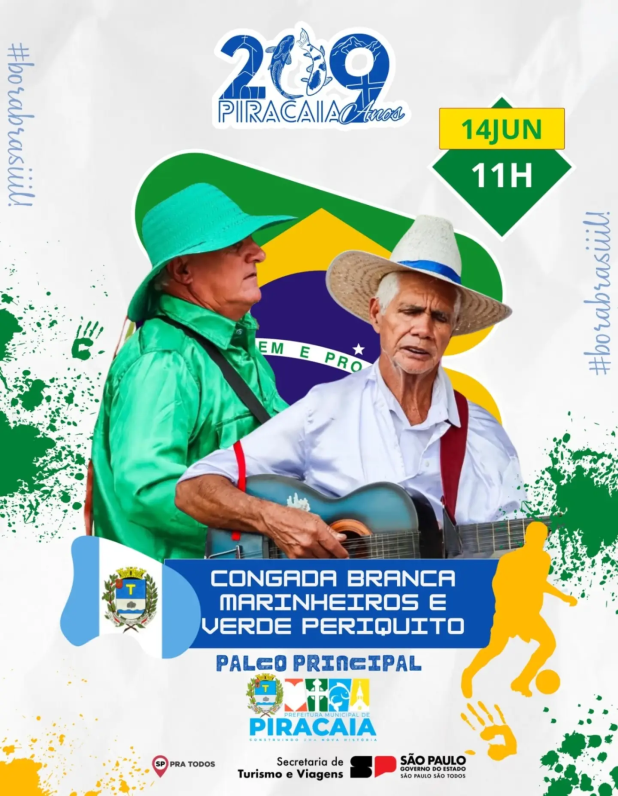 PROGRAMAÇÃO DA FESTA DA CIDADE- 14 DE JUNHO !