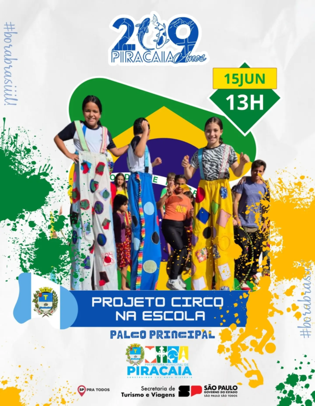 PROGRAMAÇÃO DA FESTA DA CIDADE- 15 DE JUNHO !