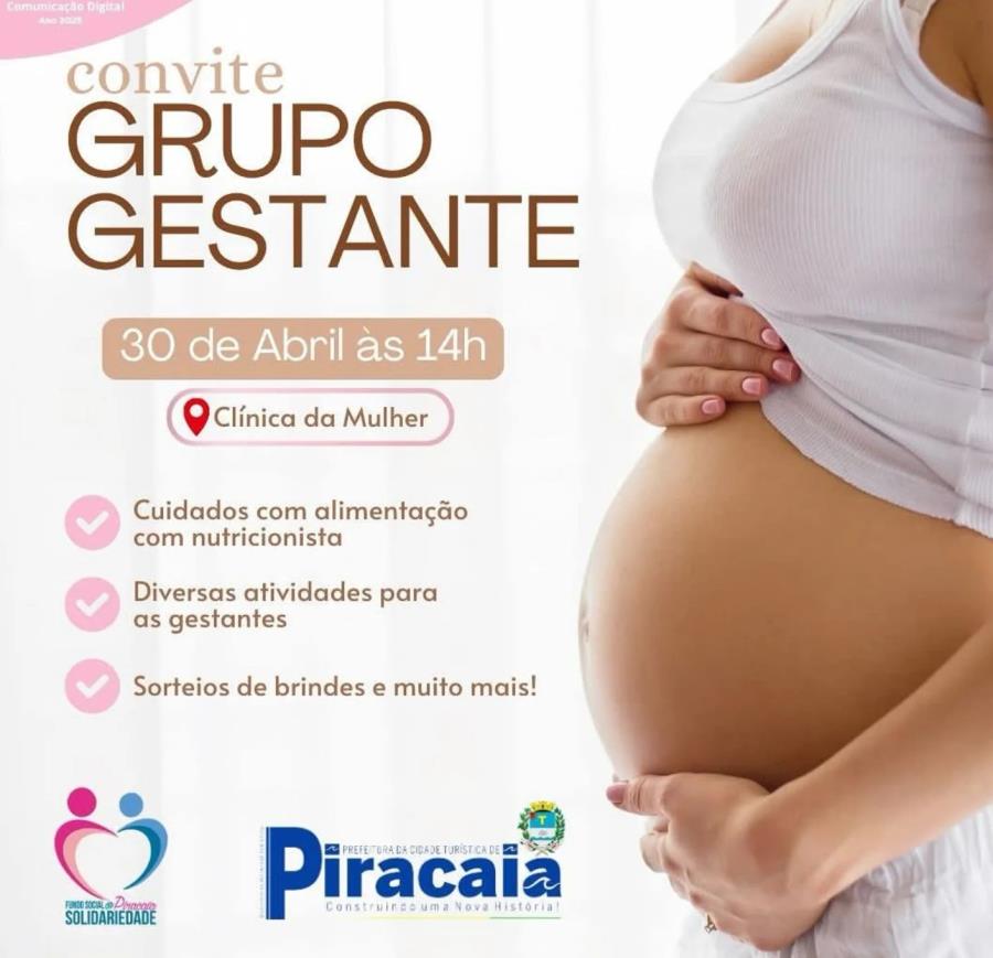 Convite Grupo Gestante !