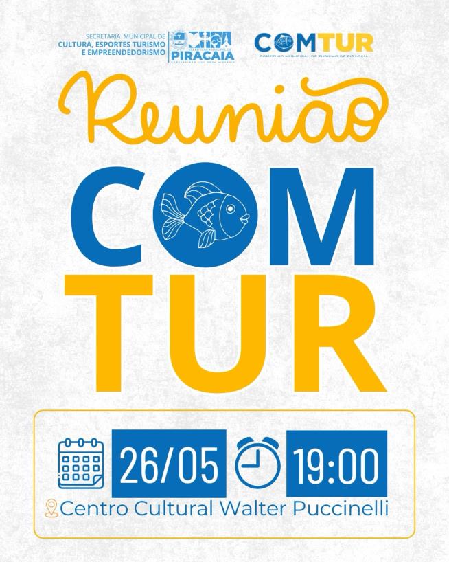 ELEIÇÃO DA MESA DIRETORA DO COMTUR- PIRACAIA !