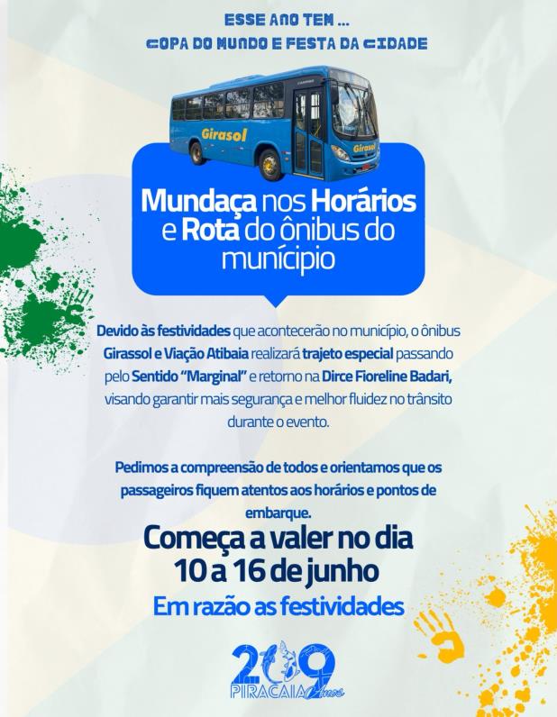COMUNICAÇÃO OFICIAL- ALTERAÇÃO TEMPORÁRIA DE ROTAS !