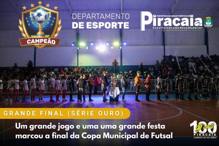 A Grande Final da Copa Municipal de Futsal Série Ouro 2025 !