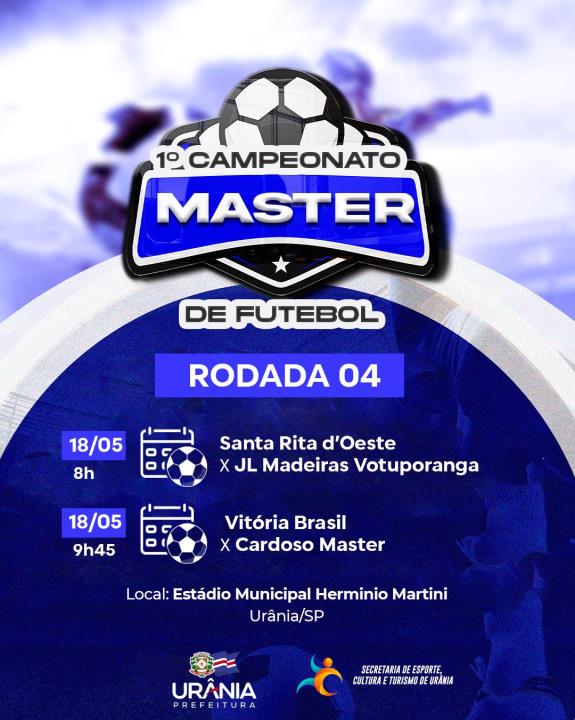 Bola rolando no Master: vem aí a 4ª rodada