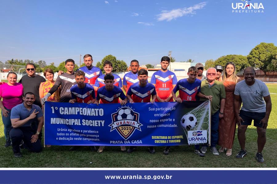 CAMPEONATO DE FUTEBOL SOCIETY – PRATA DA CASA TEM INÍCIO EM URÂNIA