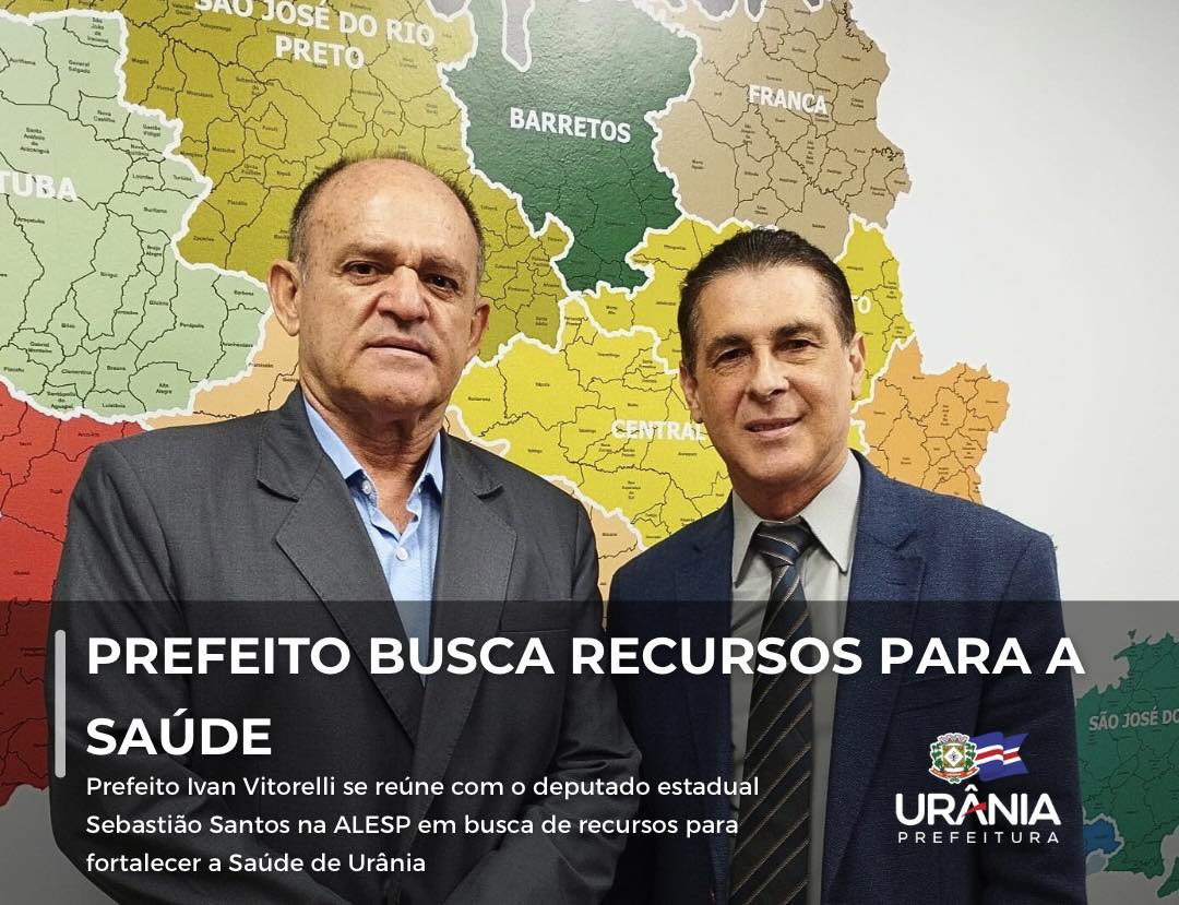 PREFEITO BUSCA RECURSOS PARA A SAÚDE