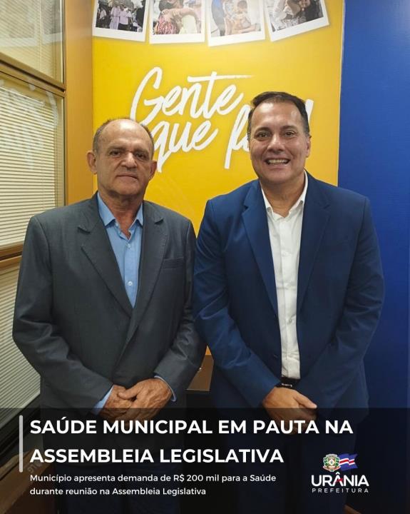SAÚDE MUNICIPAL EM PAUTA NA ASSEMBLEIA LEGISLATIVA