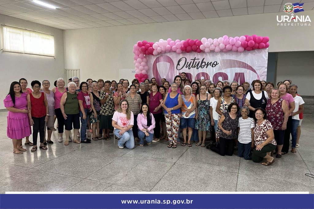 ENCONTRO DO OUTUBRO ROSA REFORÇA O CUIDADO E A FORÇA DAS MULHERES URANIENSES