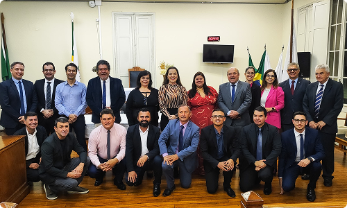 Celebração na posse da diretoria da OAB Camanducaia