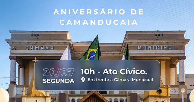 Ato Cívico em comemoração dos 158 anos de Camanducaia!