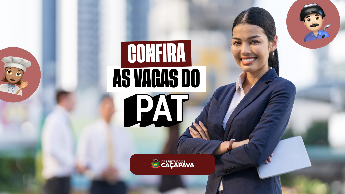 PAT de Caçapava divulga novas oportunidades de emprego