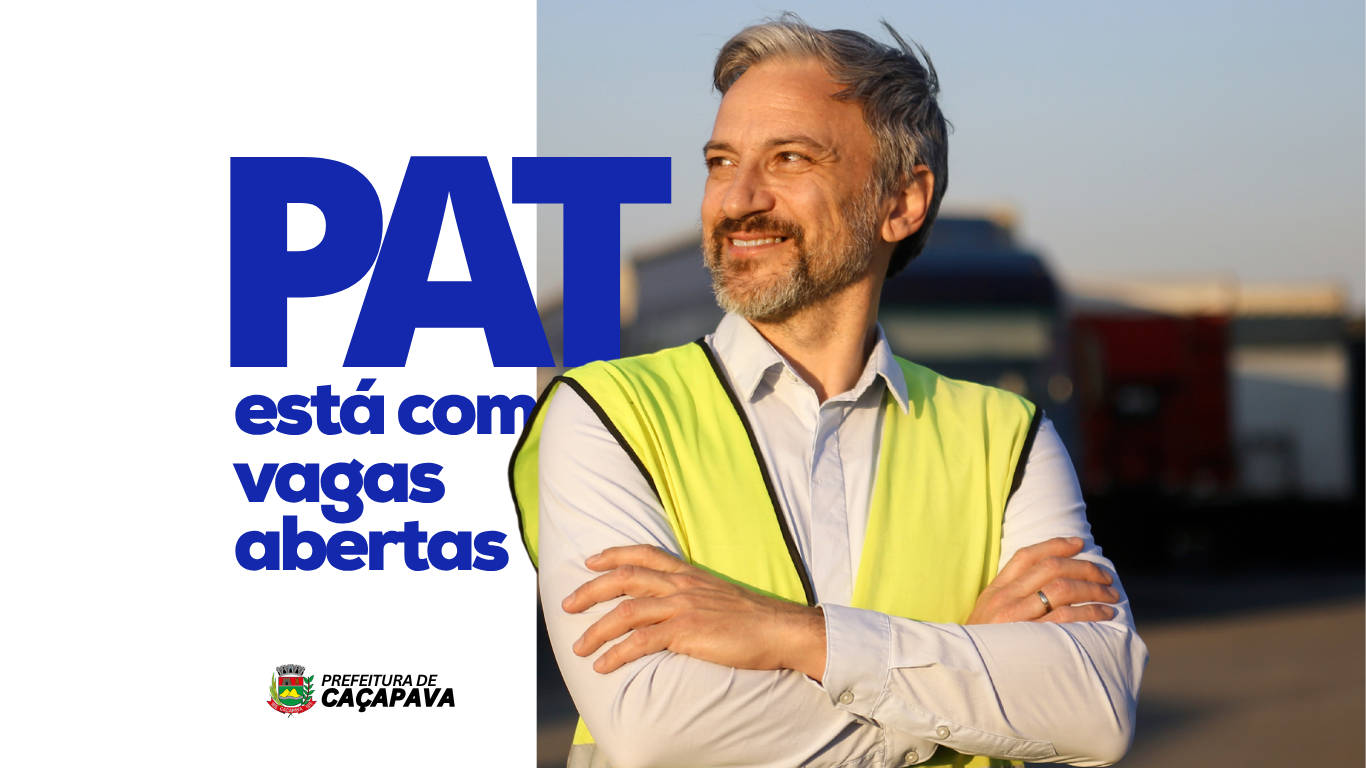 PAT de Caçapava divulga novas oportunidades de emprego
