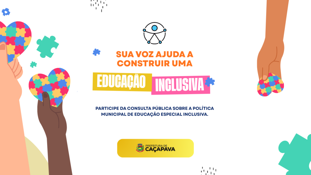 Prefeitura de Caçapava realiza consulta pública para construção da Política Municipal de Educação Especial Inclusiva
