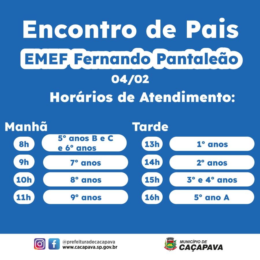 EMEF Fernando Pantaleão realiza encontro de pais para apresentar a organização das classes durante o período de obras na escola