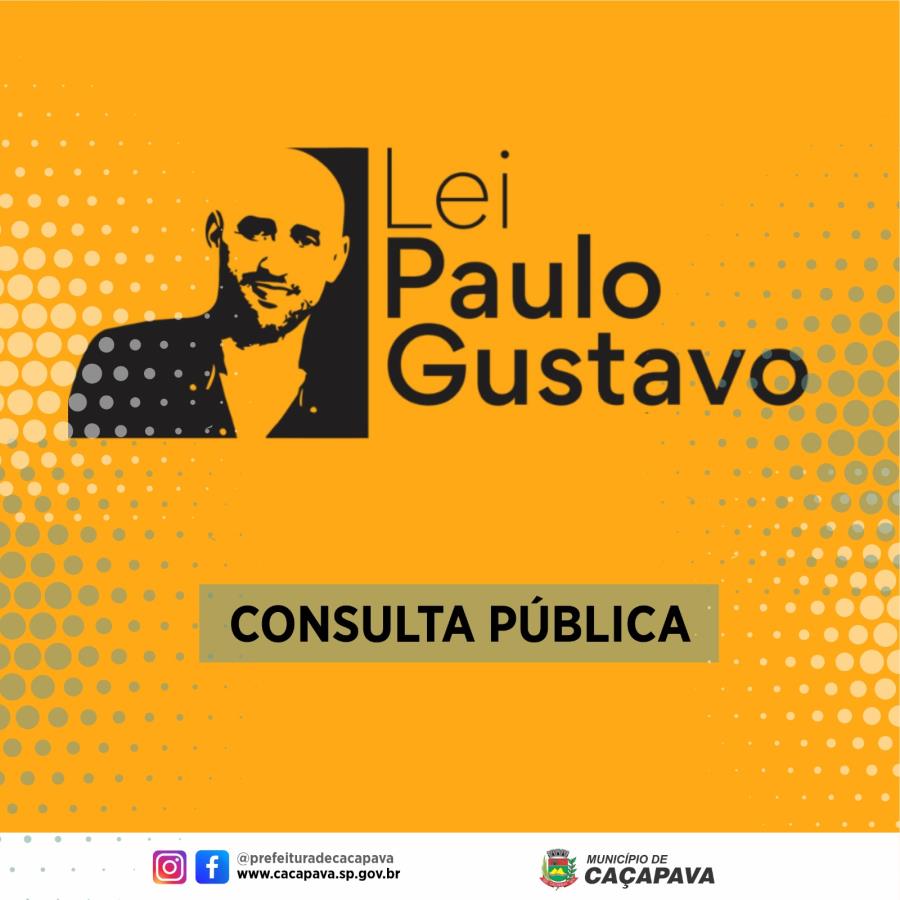 Prefeitura de Caçapava lança consulta pública sobre execução da Lei Paulo Gustavo