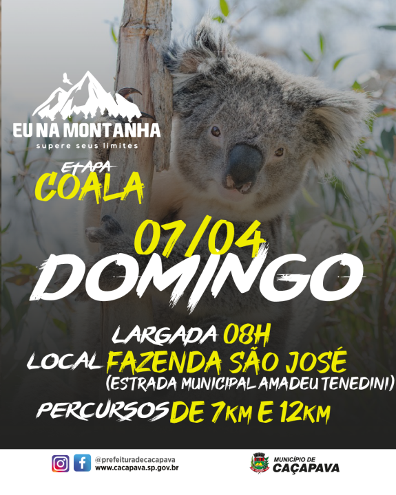 Etapa do Eu Na Montanha acontece neste domingo (07) em Caçapava