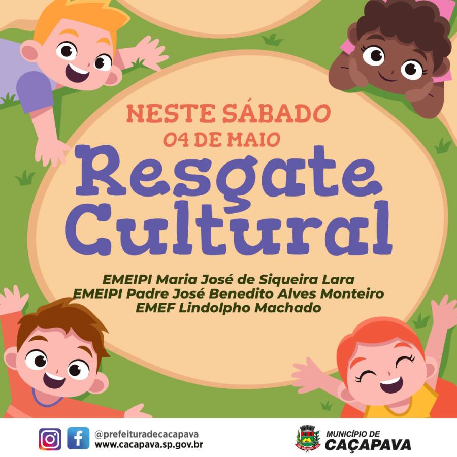 Escolas realizam “Resgate Cultural” neste sábado (4)