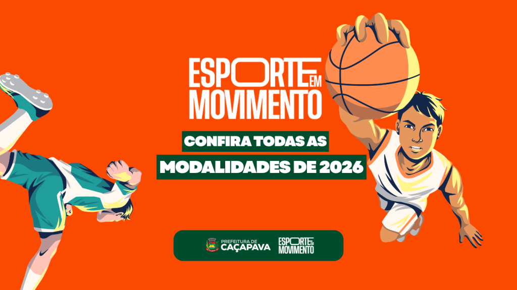 Programa Esporte em Movimento: confira todas as modalidades gratuitas de 2026