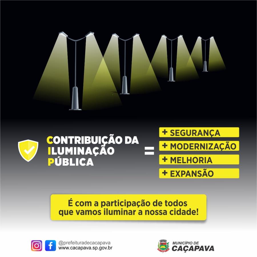 Contribuição para a Iluminação Pública é aprovada na Câmara em Caçapava