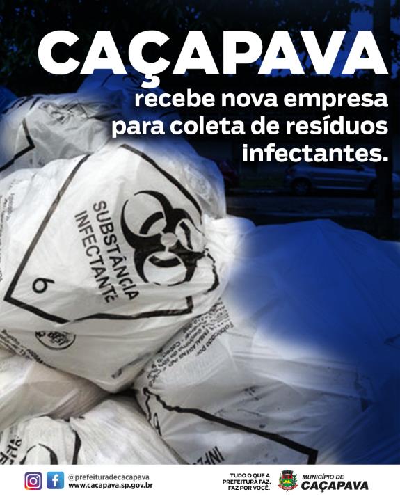 Caçapava tem nova empresa para prestação de serviços na coleta de resíduos infectantes