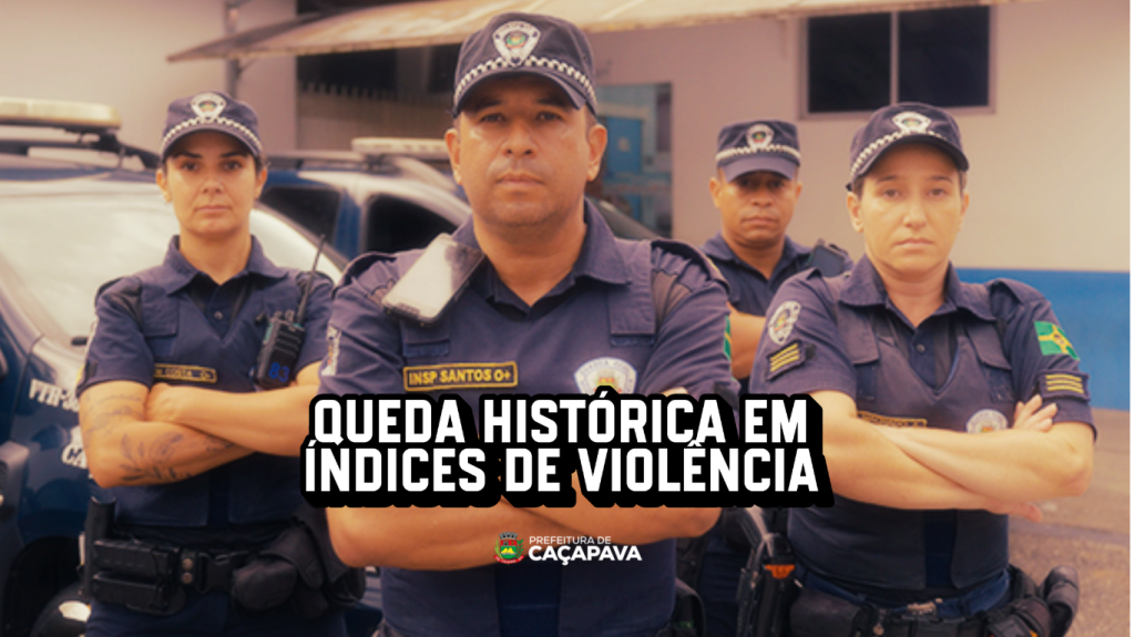 Caçapava apresenta queda histórica em índices de violência no ano de 2025