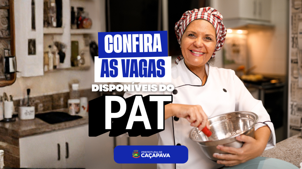 PAT de Caçapava divulga novas oportunidades de emprego