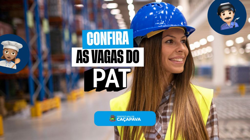 PAT de Caçapava divulga novas oportunidades de emprego