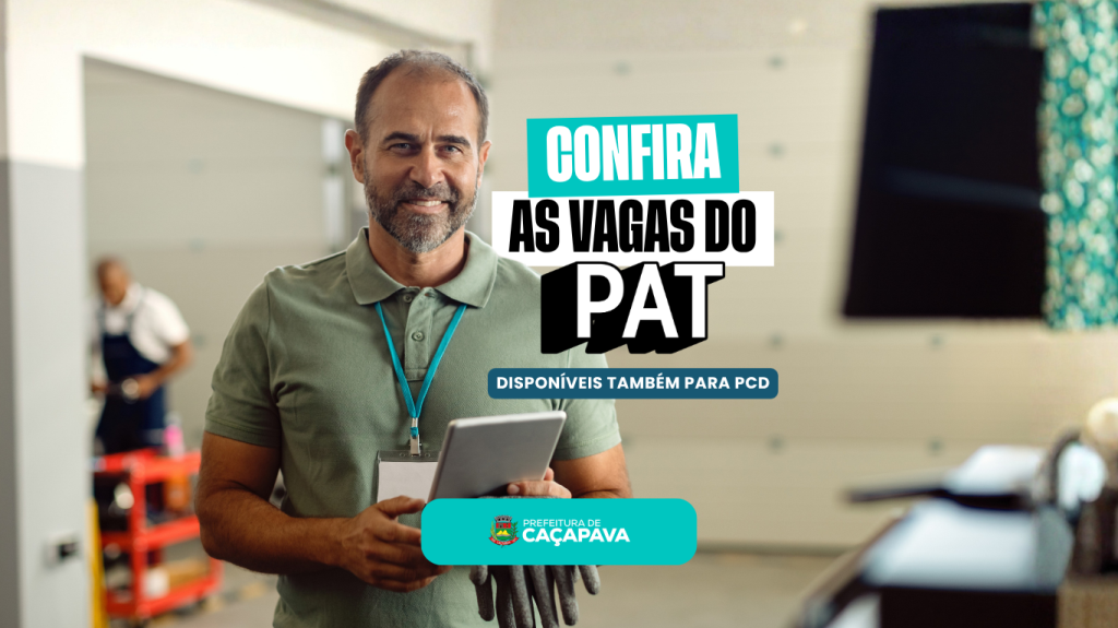 PAT de Caçapava divulga novas oportunidades de emprego